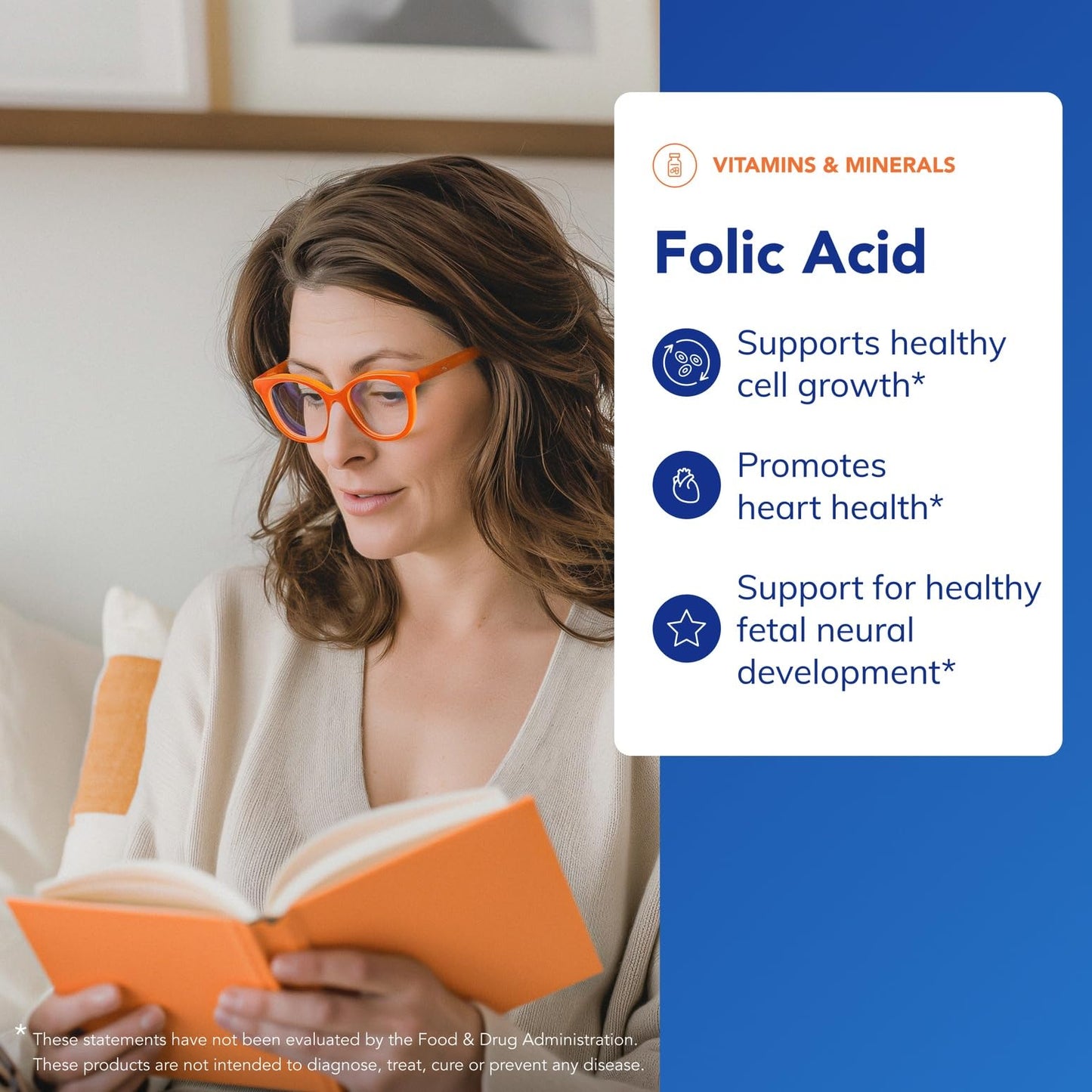 Hypoallergenic vegetarian capsules of Pure Encapsulations Folic Acid premium prenatal care