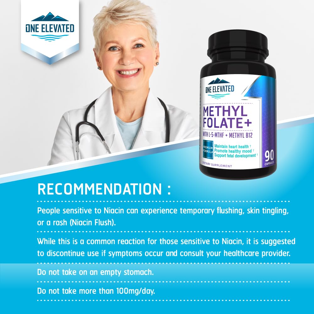 One Elevated pharmaceutical grade methylcobalamin daily capsule ingredients panel