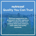 Full packaging view of Nutricost 5-MTHF cellular energy metabolism dietary supplement