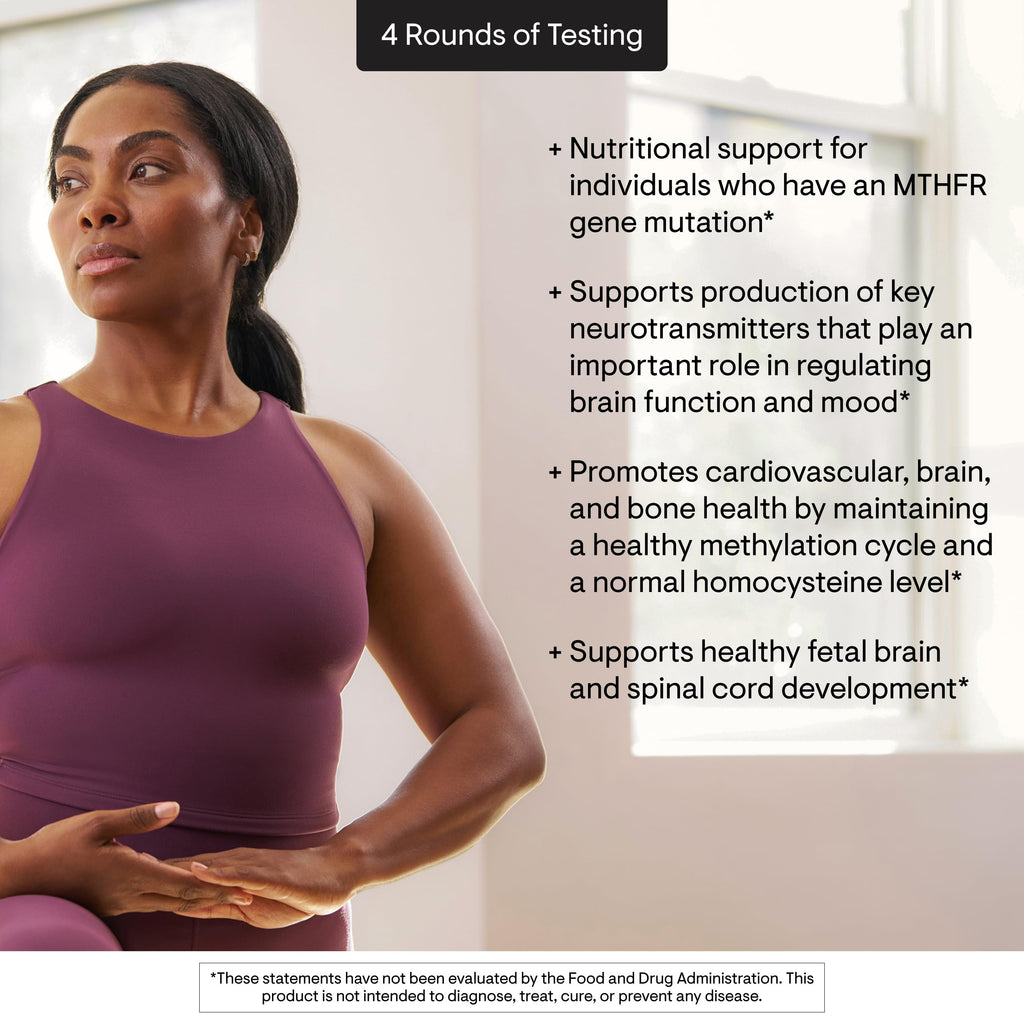 Thorne methylation support dietary supplement capsules close up visual on white background