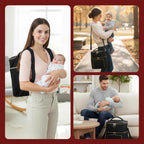 Castal leak proof breast pump tote showing included ice pack placement