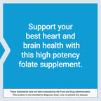 Life Extension high dose folate 8500 mcg DFE non GMO certification seal