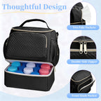 GDNasist insulated milk storage container carried as a hands-free crossbody purse