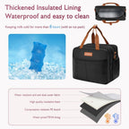 HavenMinds nursing travel organizer displaying the included waterproof EVA mat for clean part assembly.