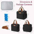 HavenMinds detachable pumping case showing adjustable shoulder strap attachment for easy commuting.