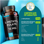 Zenavea MTHFR gene support capsules packaging showcasing premium quality seals