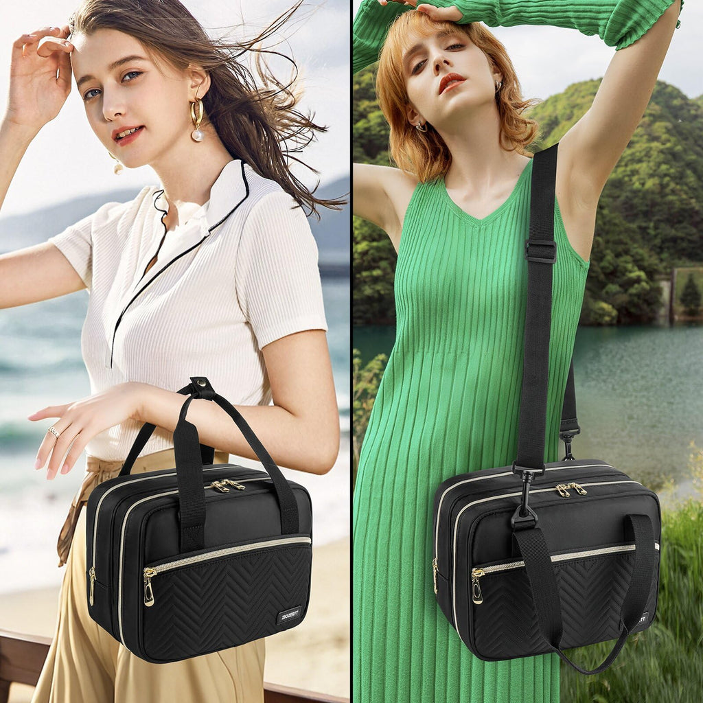 Adjustable shoulder strap attached to the compact insulated lifestyle thermal case
