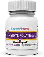 Authentic USA imported 5-MTHF dietary supplement bottle standing upright on a clean background.