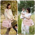 Top handle details of the premium nylon breast pump travel container.