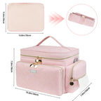 Back view of the Jaffzora travel tote designed for working mothers.