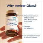 MethylPro professional strength methylation support capsule bottle showing MTHFR genetic variant usage text