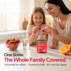 CogniTune non-GMO vegan folate supplement for adults and kids ingredient facts label