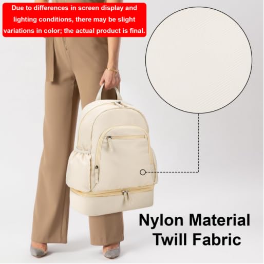 GDNasist multi-use daypack showing the breathable foam shoulder straps and reinforced top handle.