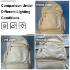 GDNasist baby bottle cooler bag section open with two included reusable ice packs visible.