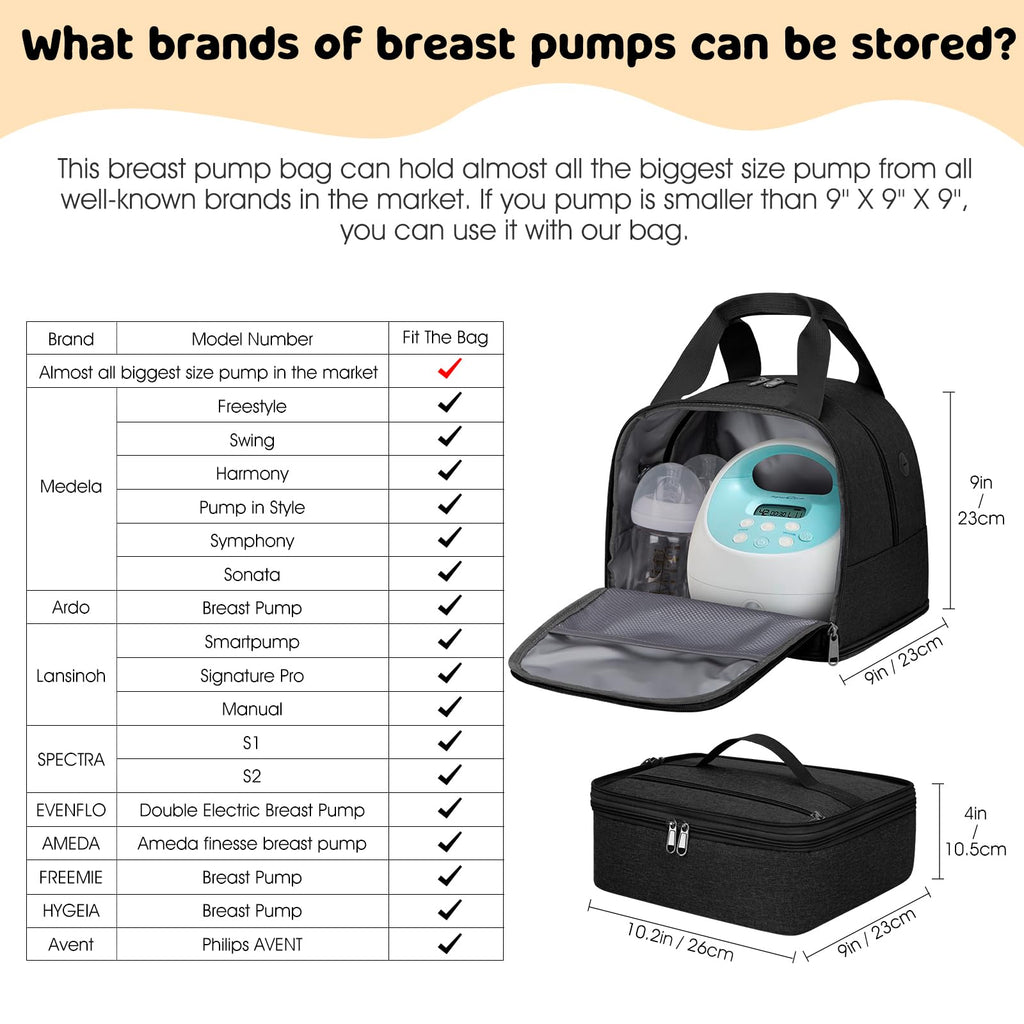 OCKLILY dual layer pumping backpack showing separated upper and lower compartments