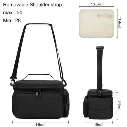GDNasist breast pump bag close up on water resistant nylon material