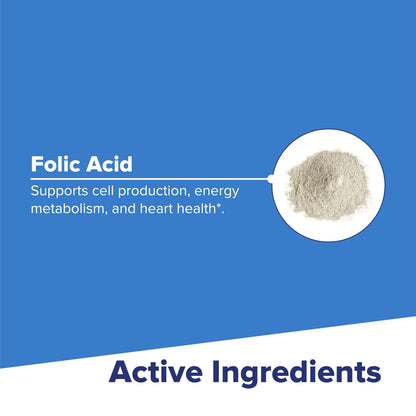 Superior Source MicroLingual Folic Acid dietary supplement packaging highlighting the fast dissolve under the tongue feature