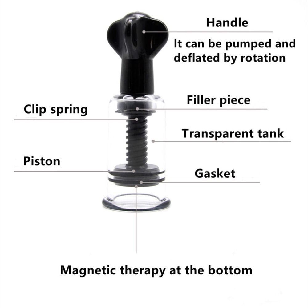 Soft silicone suction cups for flat or inverted nipple correction