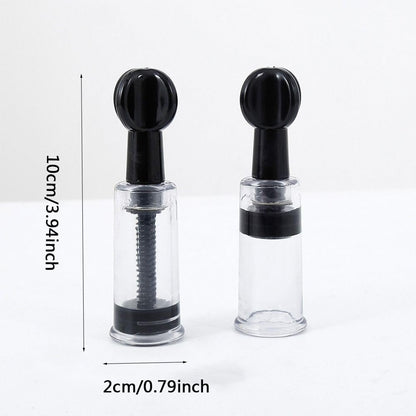 Reusable nipple suction device with portable storage case