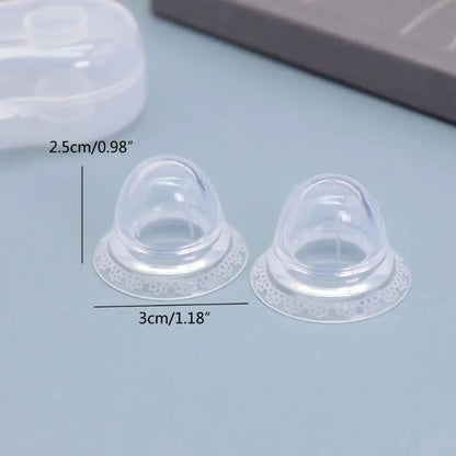 Medical-grade silicone nipple pullers for nursing mothers