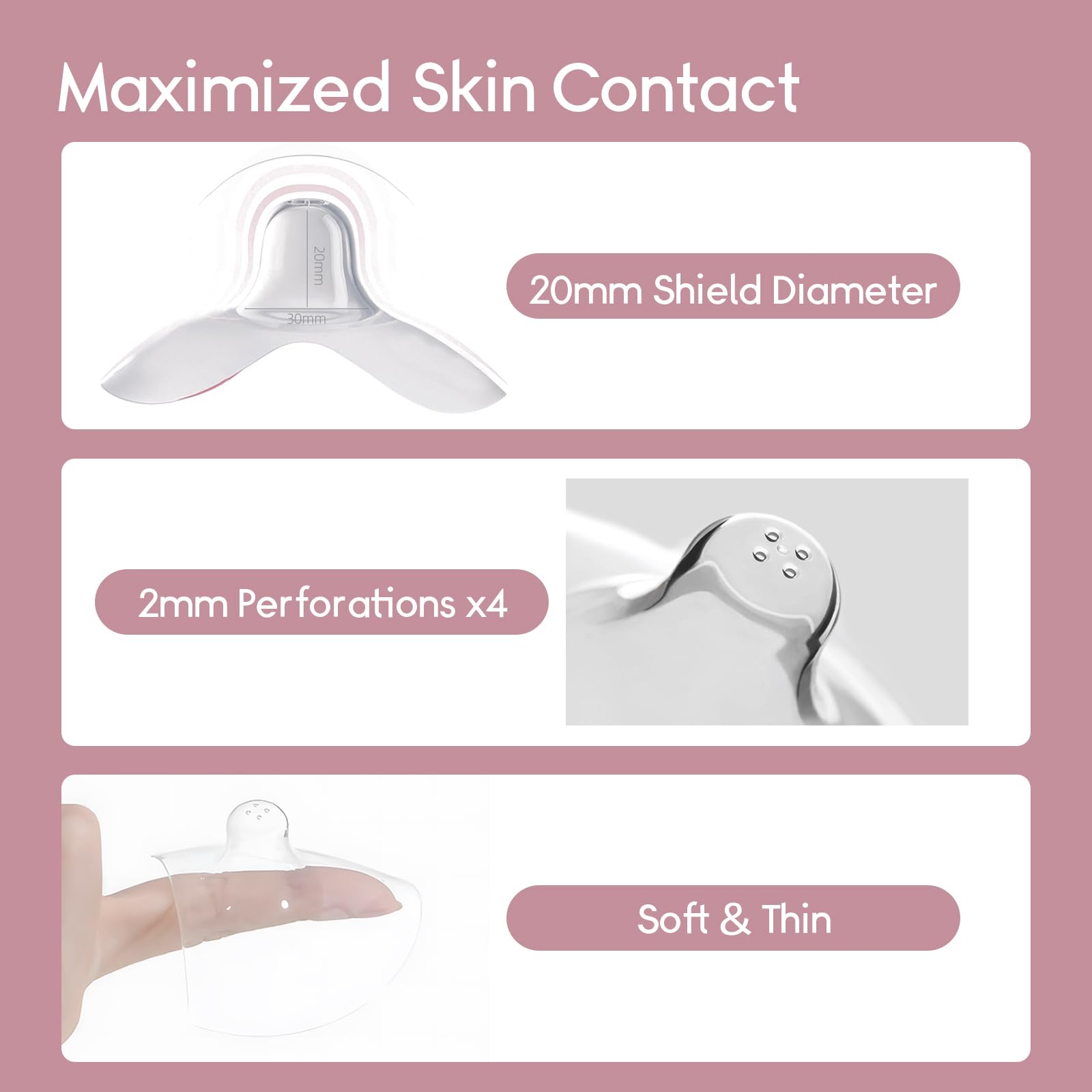 Luxemum silicone nipple protector for nursing mothers