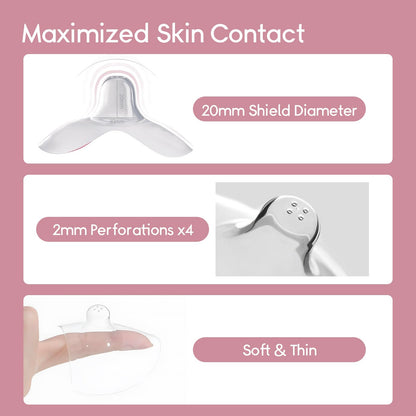 Luxemum silicone nipple protector for nursing mothers