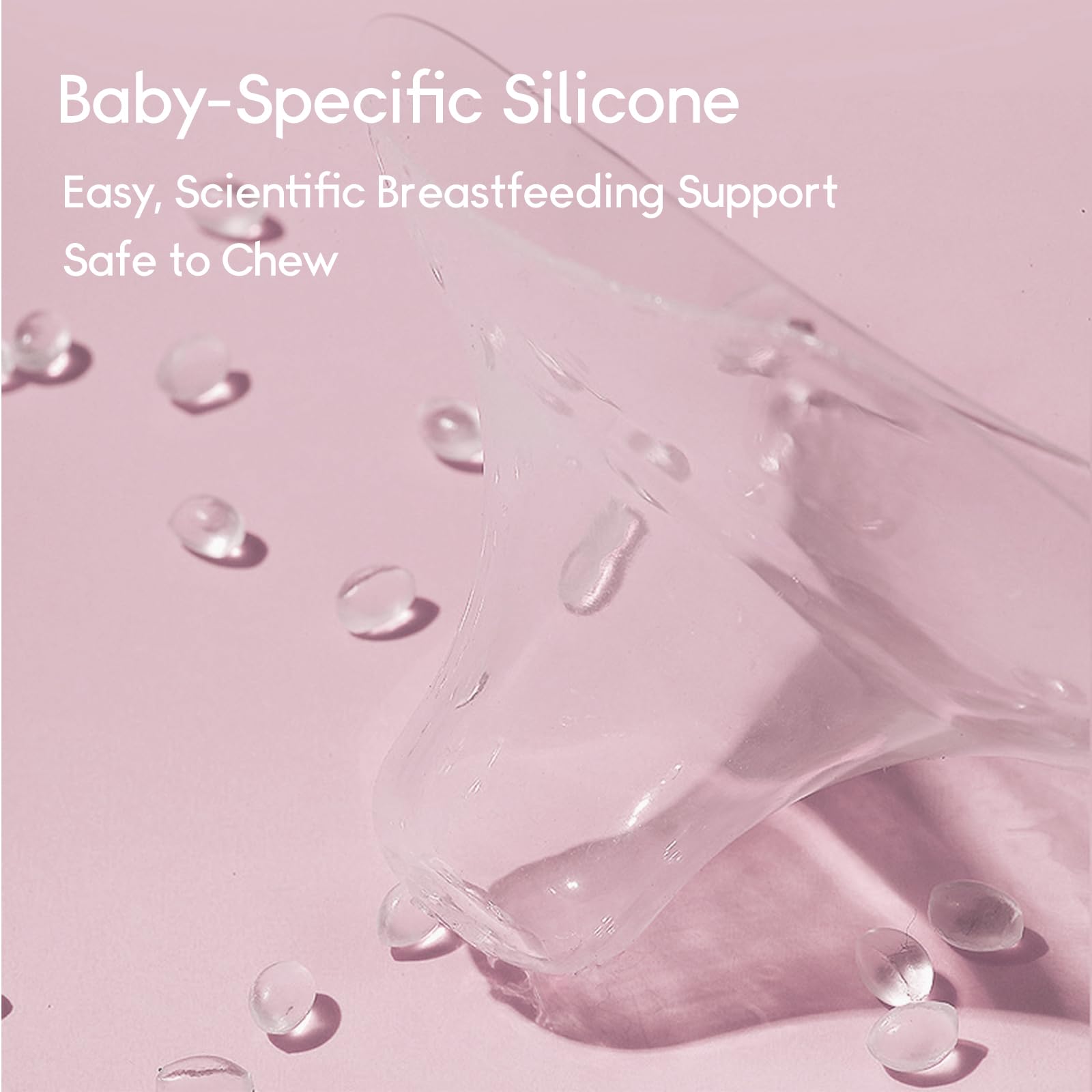 Luxemum breastfeeding shields for flat nipples