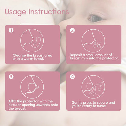 Luxemum nipple shields in travel storage case