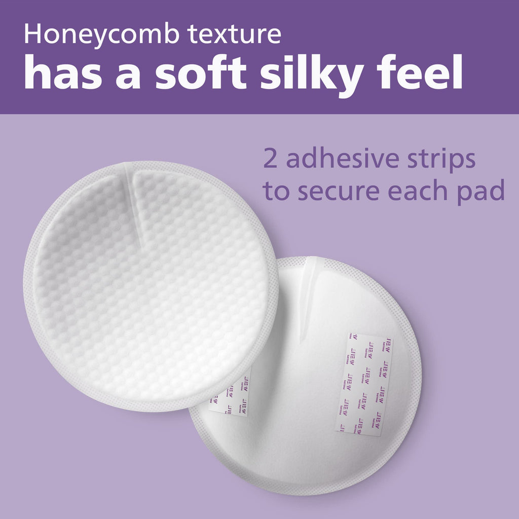 Philips Avent breast pads inside nursing bra