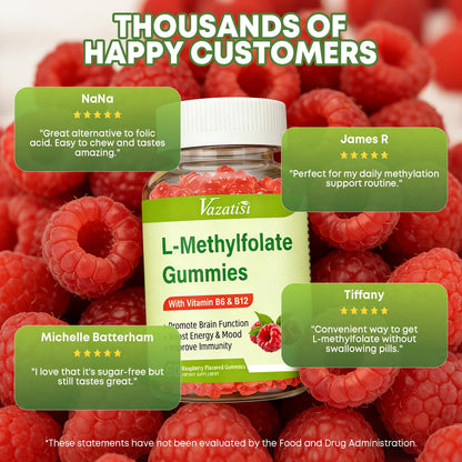 Vazatisi vitamin B6 and methyl B12 dietary complex packaging highlighting premium USA import quality