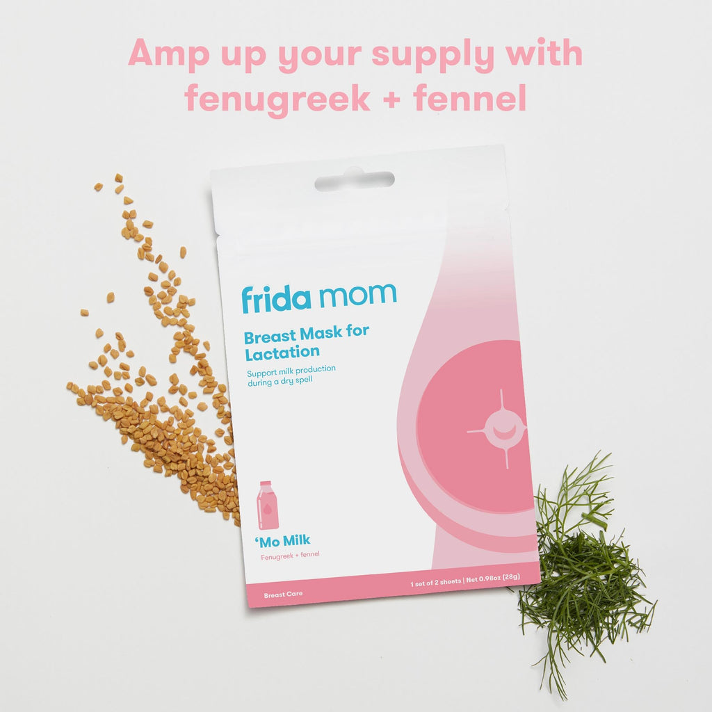 Application guide for Frida Mom breast mask