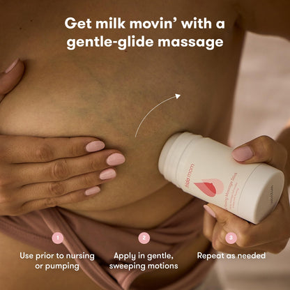 Frida Mom massage stick packaging showing chamomile and aloe ingredients