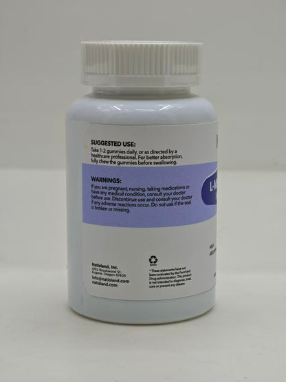 NATISLAND methyl folate and methylated B12 clean pectin based gummies