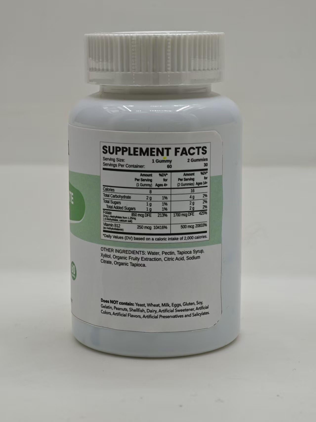 NATISLAND non-GMO gluten-free MTHFR supplement for kids and adults