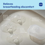 MAM size 3 large 23mm nipple shields clear silicone