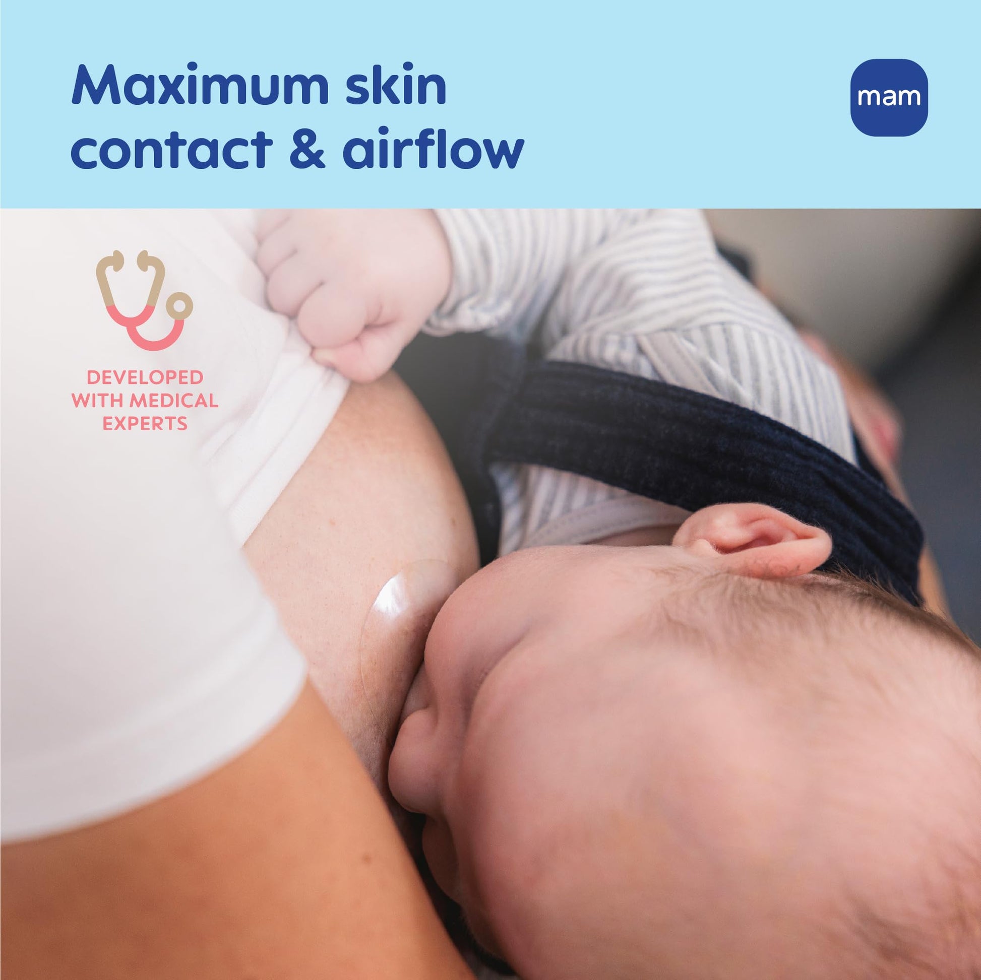 MAM nipple shields 2 count packaging and contents