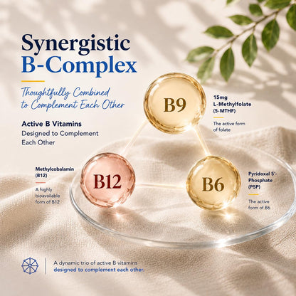 Authentic USA imported Basigano premium methylation and nerve support capsule packaging