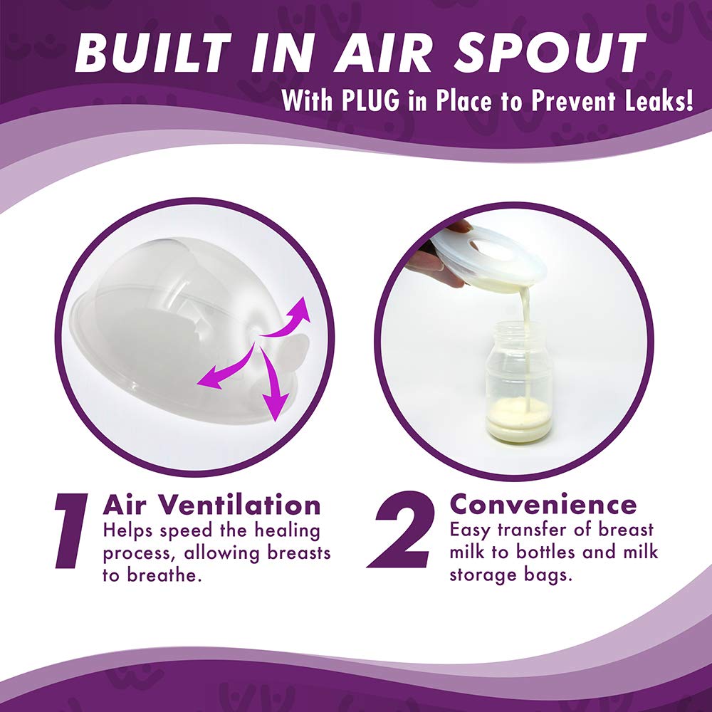 Using Mommyz Love milk catcher inside nursing bra