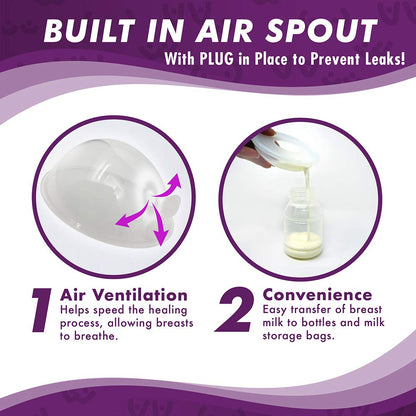 Using Mommyz Love milk catcher inside nursing bra