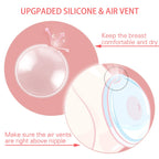 Comfortable fit of Yiyee breast shield in nursing bra