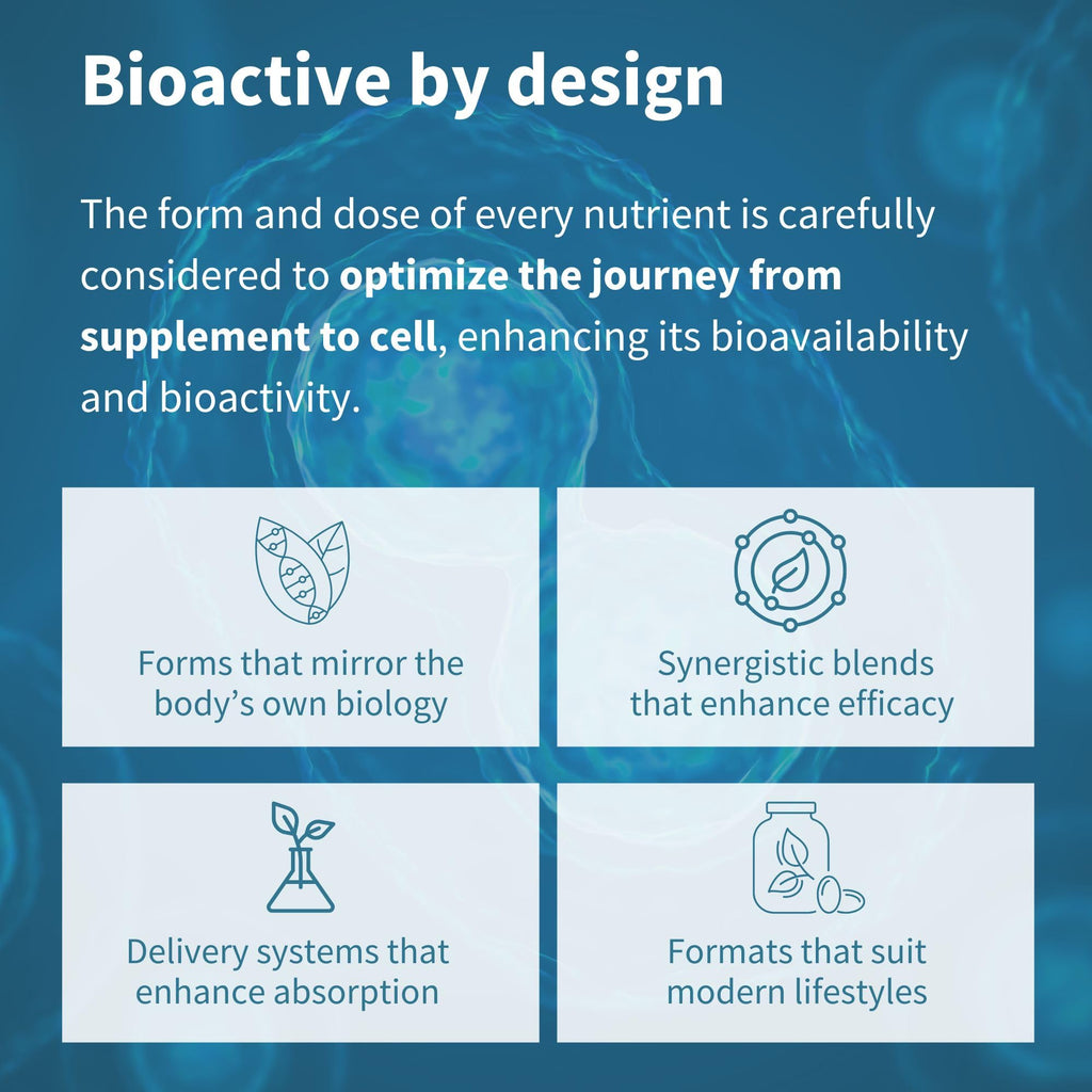 Igennus Healthcare Nutrition bioactive Vitamin B9 packaging highlighting highly absorbable folate formula