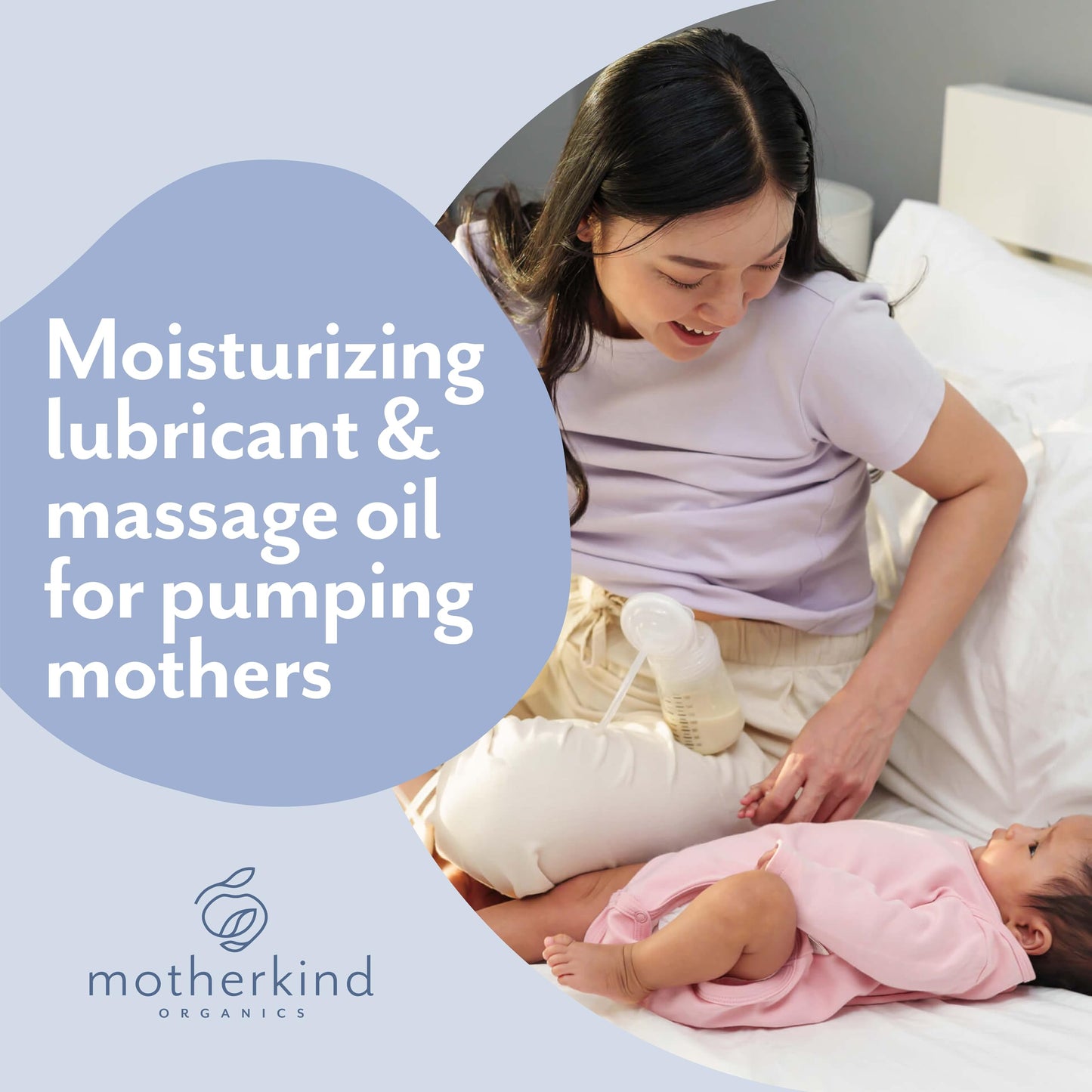 USDA Certified Organic label on Motherkind pumping spray
