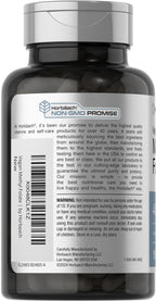 Side angle of Horbäach non-GMO active 5-MTHF folate dietary supplement bottle.