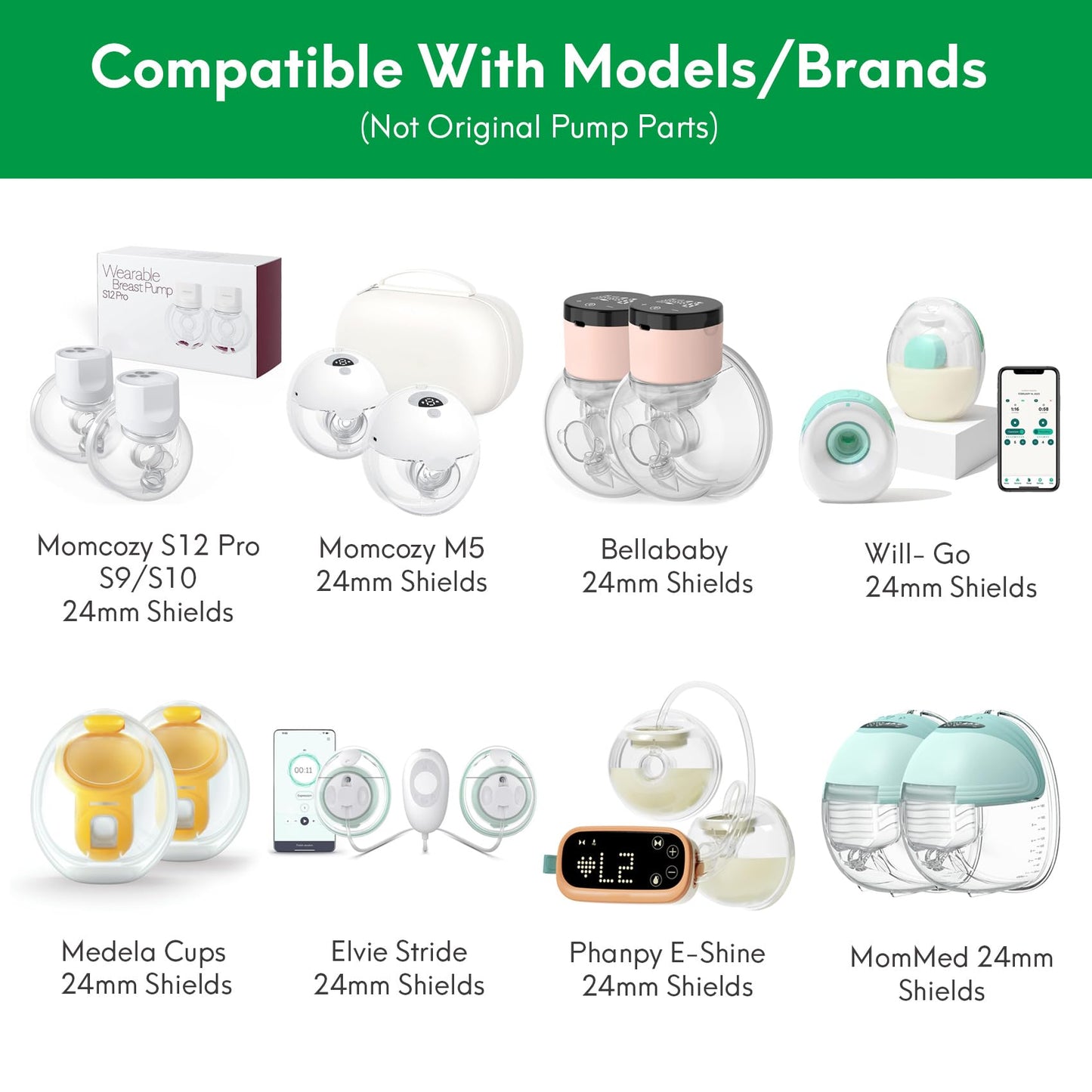 Lozaeve breast pump accessory set in packaging