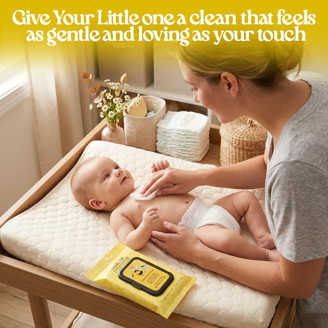 Travel-friendly packaging of Bella B Nipple Nurture wipes