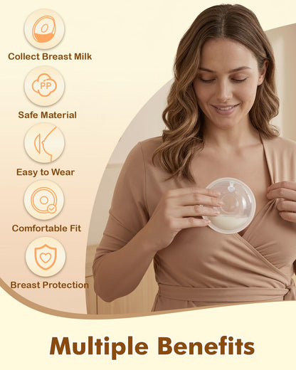 Lictin silicone breast milk collector showing 60 Milliliter capacity