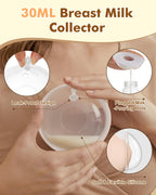 Lictin breast shell set with 10 storage bags and box