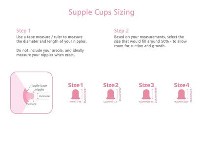 Side profile of Supple Cups non-surgical nipple corrector
