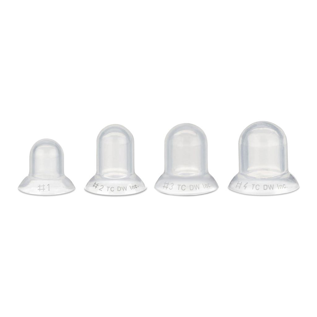 Close up of medical grade silicone Supple Cups