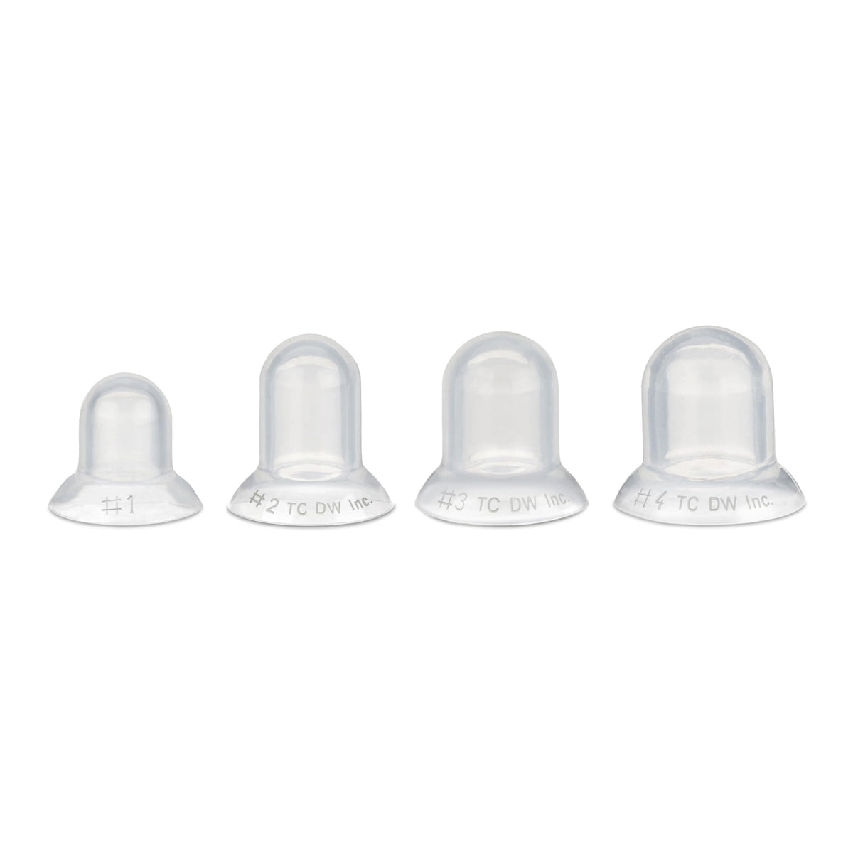 Close up of medical grade silicone Supple Cups